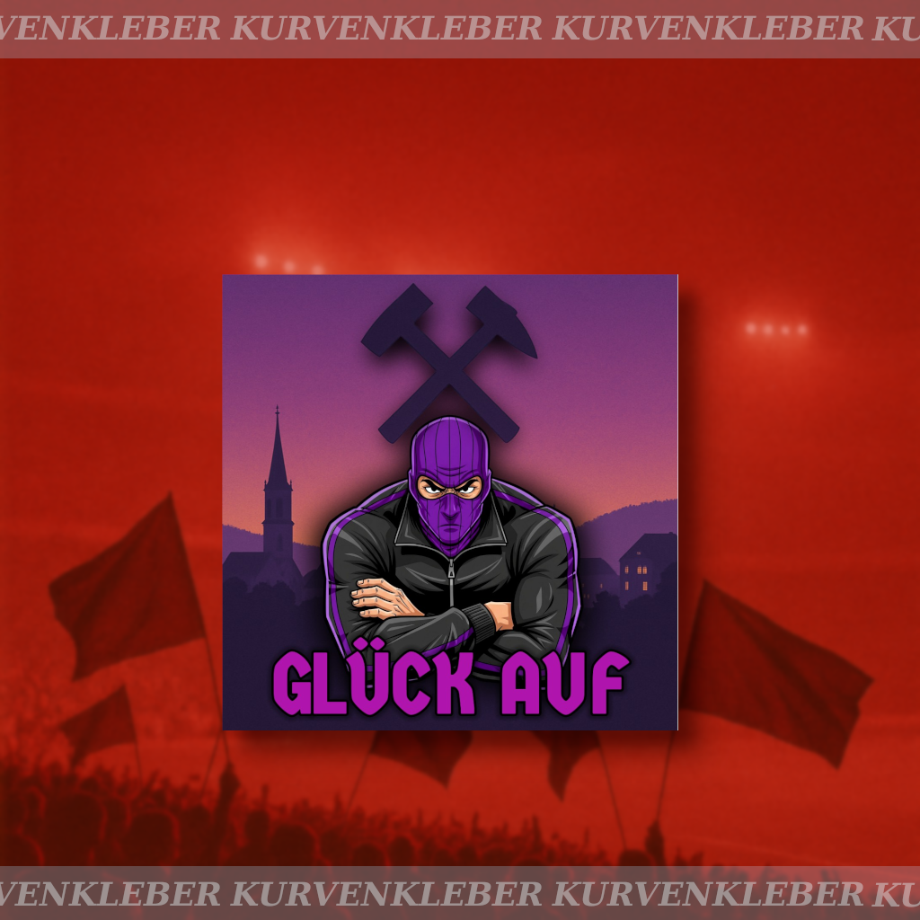 Aufkleber "Glück Auf"