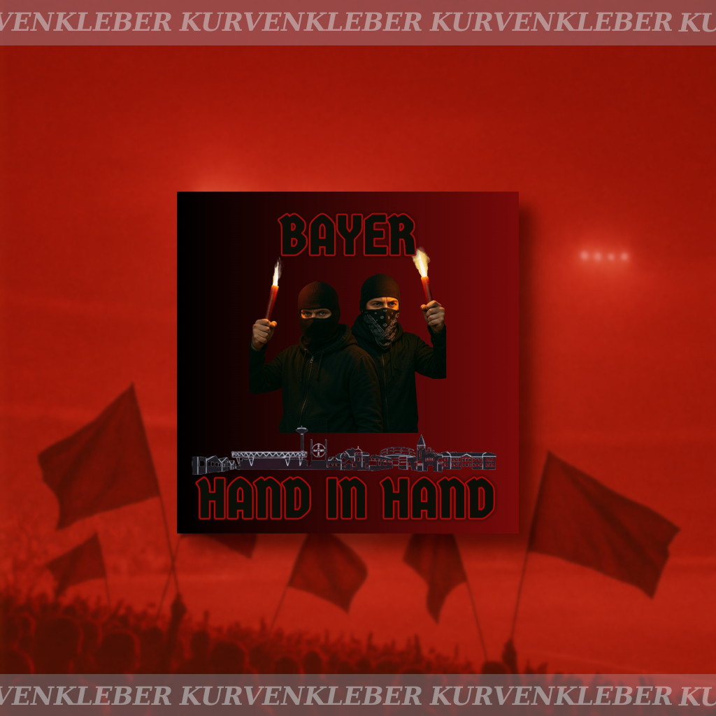 Aufkleber "Leverkusen Hand in Hand