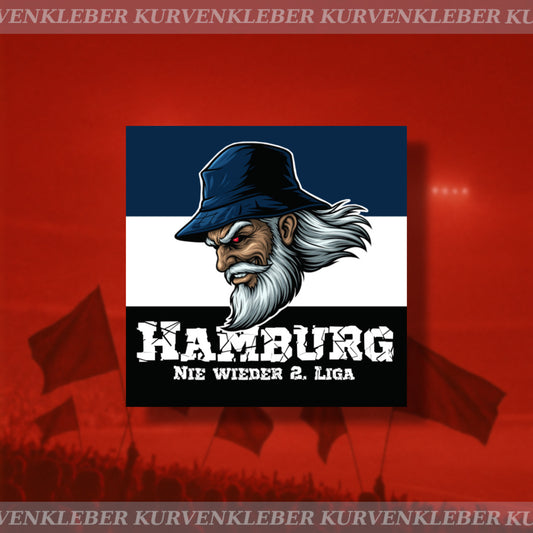 Aufkleber „Nie wieder 2. Liga“