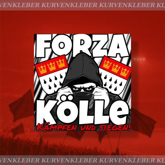 Aufkleber „Forza Kölle“