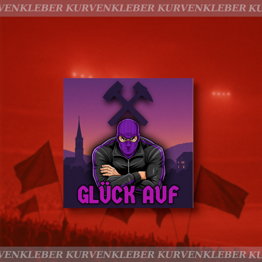 Aufkleber "Glück Auf"
