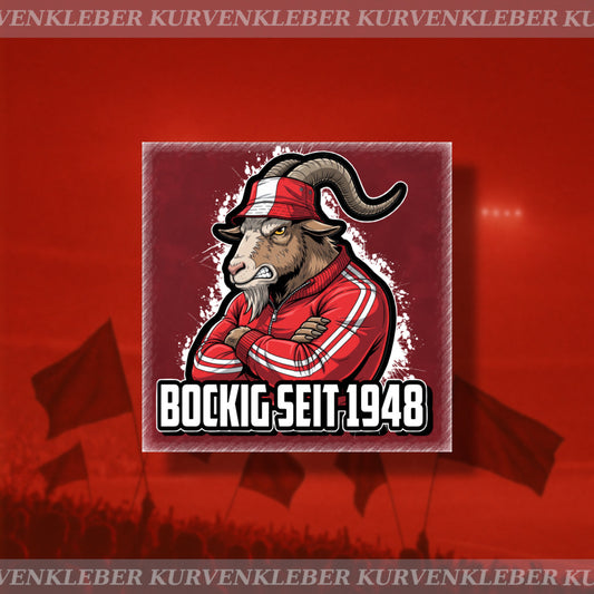 Aufkleber „Bockig seit 1948“