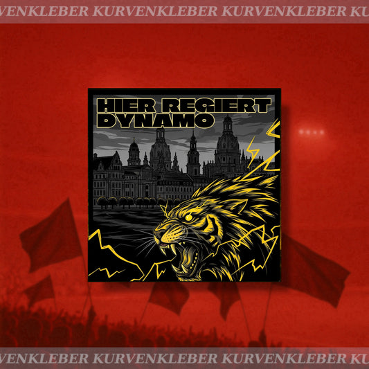Aufkleber „Hier regiert Dynamo“