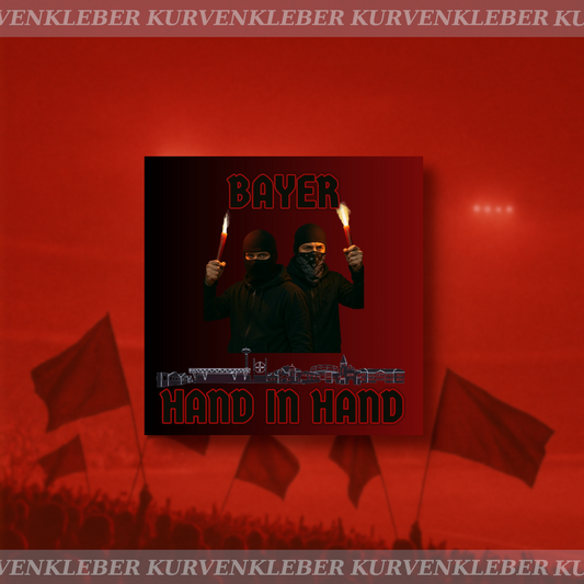 Aufkleber "Leverkusen Hand in Hand