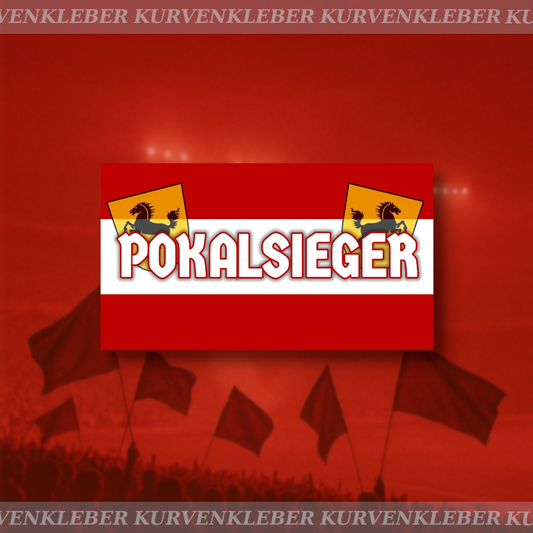 Aufkleber "Pokalsieger"