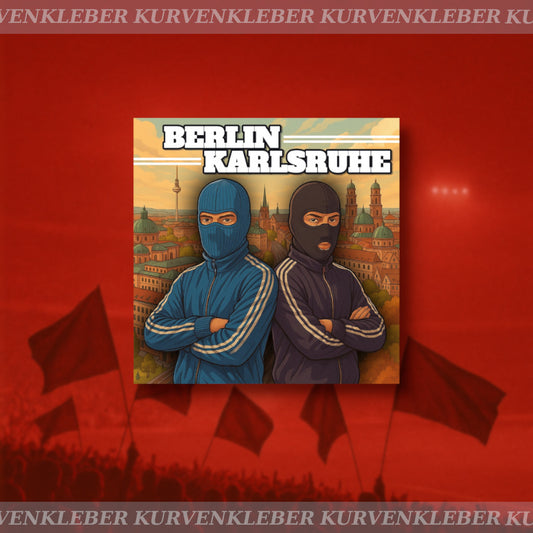 Aufkleber "Berlin x Karlsruhe"