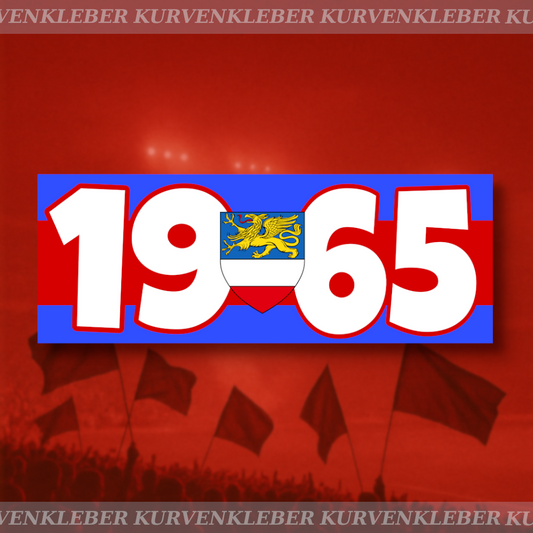 Aufkleber "Rostock 1965"