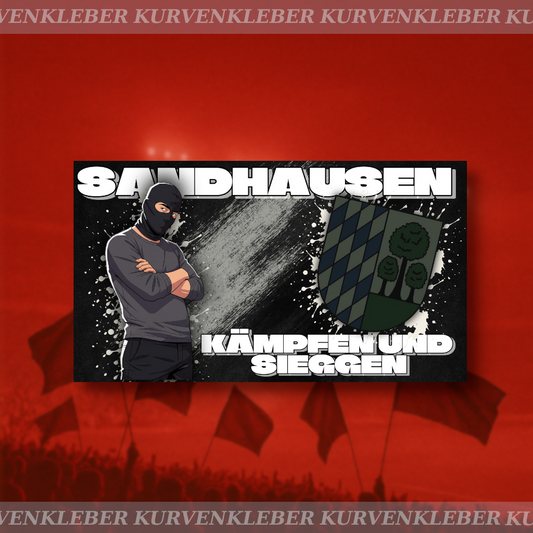 Aufkleber "Kämpfen & Siegen"