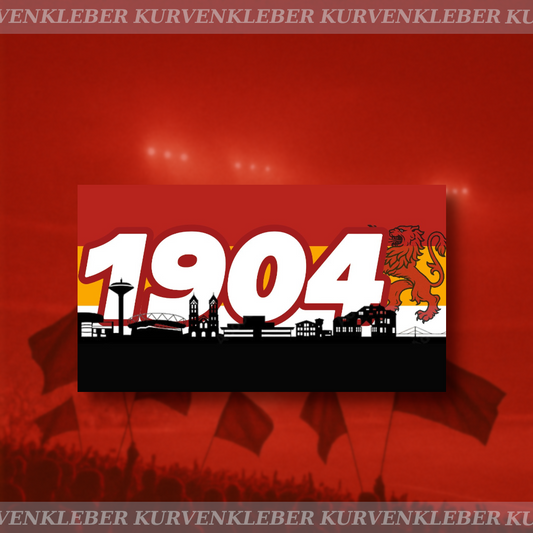 Aufkleber "Leverkusen - 1904"